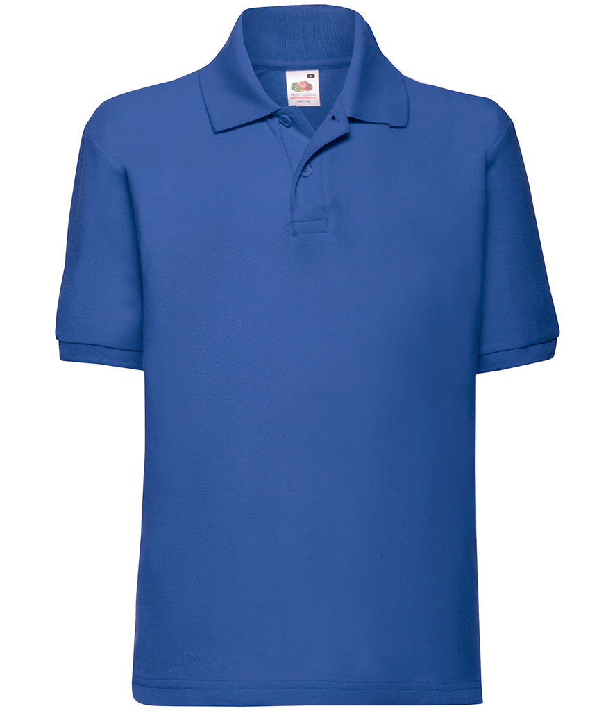 Fruit of the Loom Kids Poly/Cotton Pique Polo Shirt