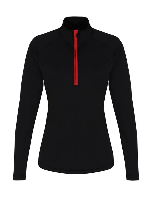 TriDri® Ladies Long Sleeve Performance ¼ Zip Top